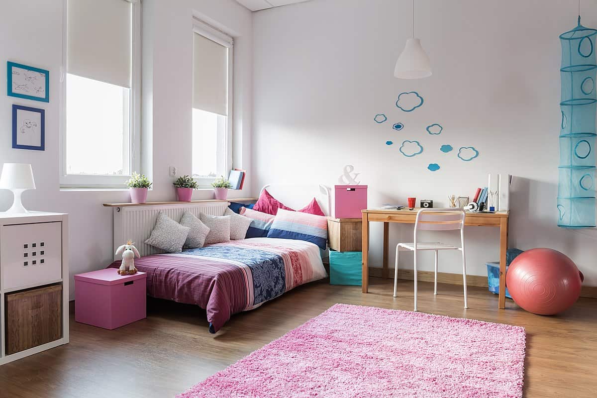 cat bilik tidur remaja warna pastel