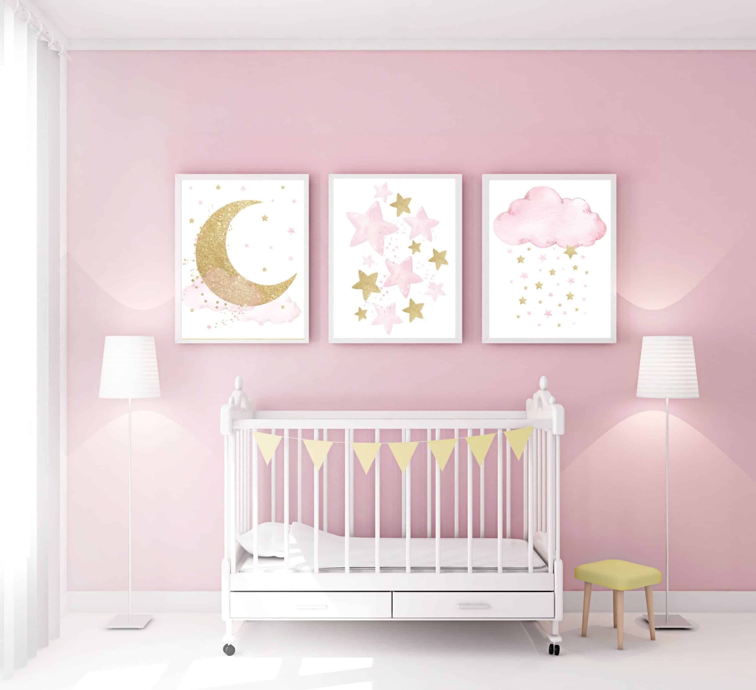 Seni Dinding Untuk Hiasan Dinding Bilik Tidur Bayi