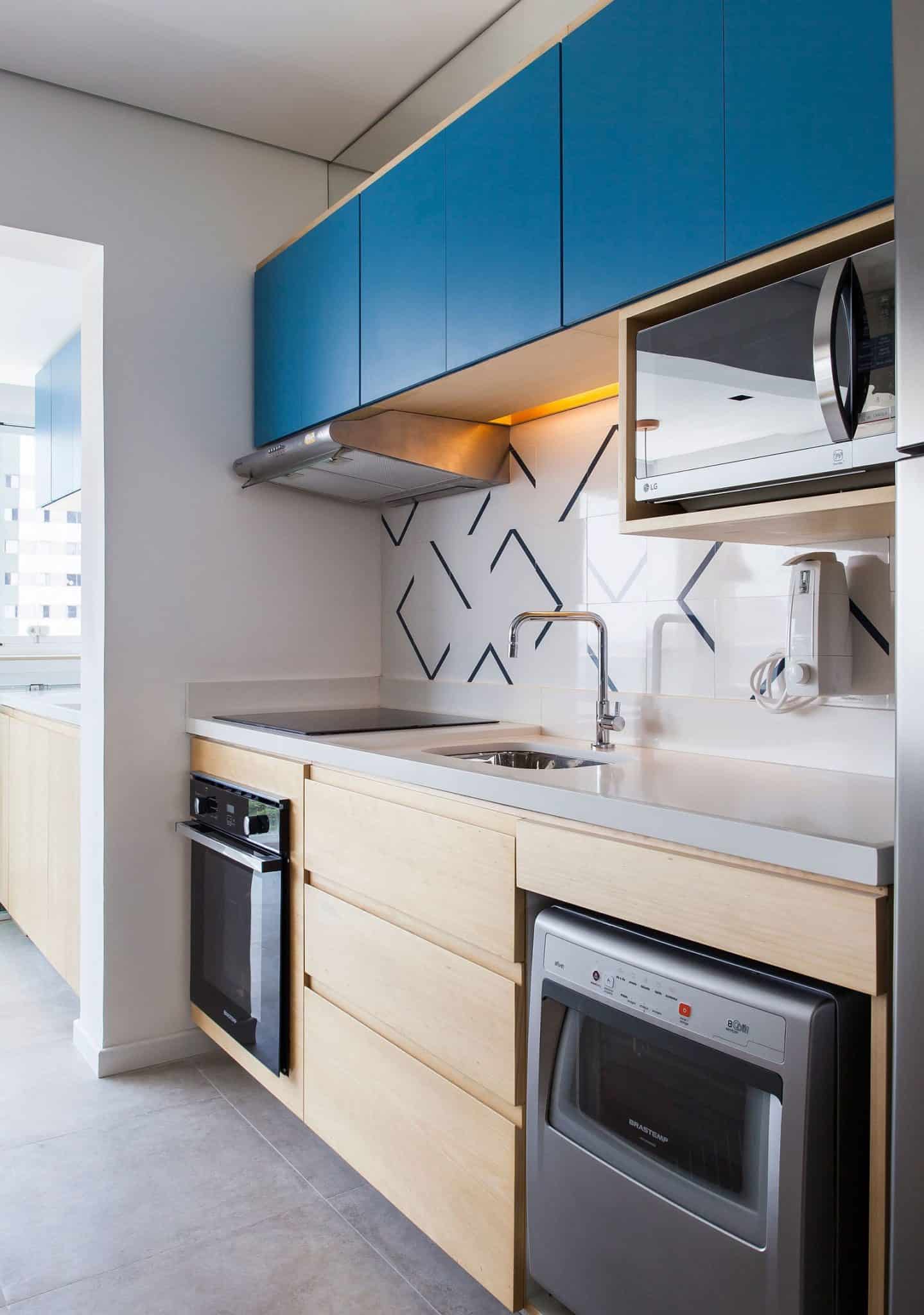 kombinasi warna deco dapur rumah flat kos rendah