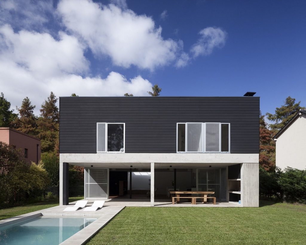 Rumah Moden Simple - Minimalisme Moden Berbalut Konkrit Dan Keluli