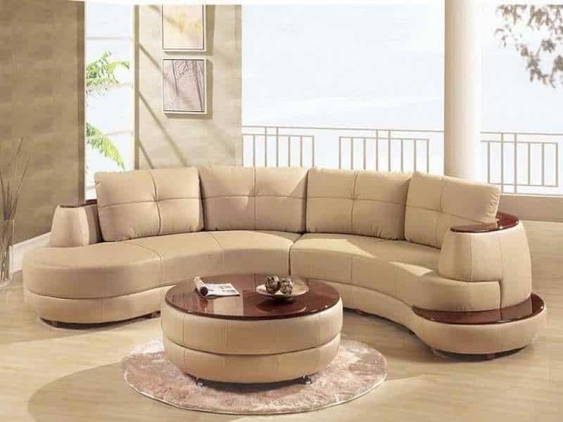 Sofa Keratan Sudut Bulat Terbaik Untuk Ruang Tamu